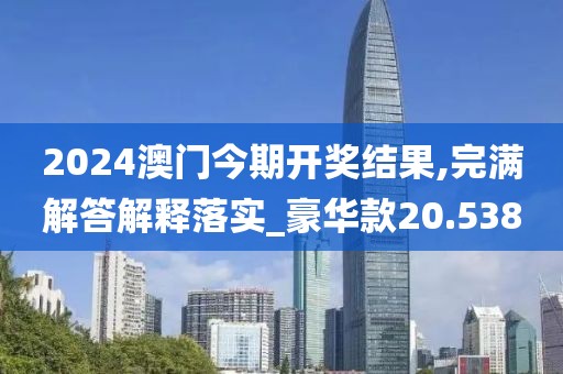 2024澳门今期开奖结果,完满解答解释落实_豪华款20.538