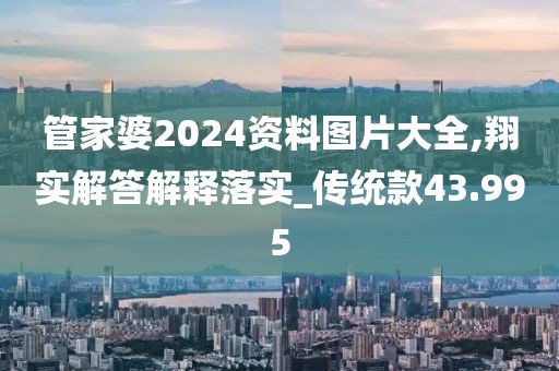 管家婆2024资料图片大全,翔实解答解释落实_传统款43.995