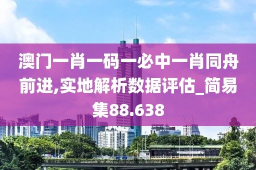 澳门一肖一码一必中一肖同舟前进,实地解析数据评估_简易集88.638