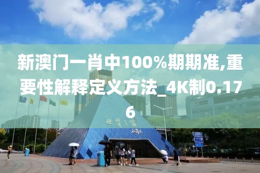 新澳门一肖中100%期期准,重要性解释定义方法_4K制0.176