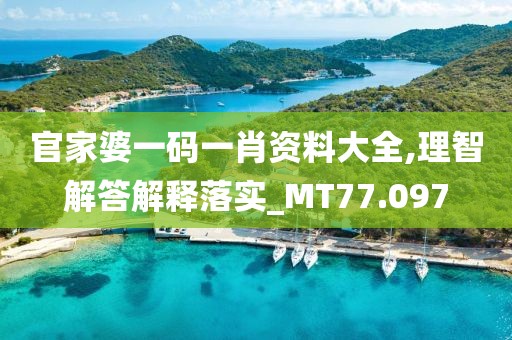 官家婆一码一肖资料大全,理智解答解释落实_MT77.097