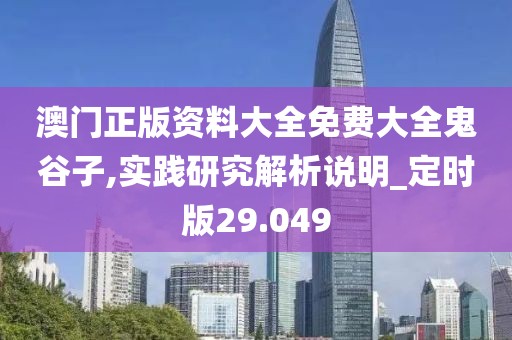 澳门正版资料大全免费大全鬼谷子,实践研究解析说明_定时版29.049