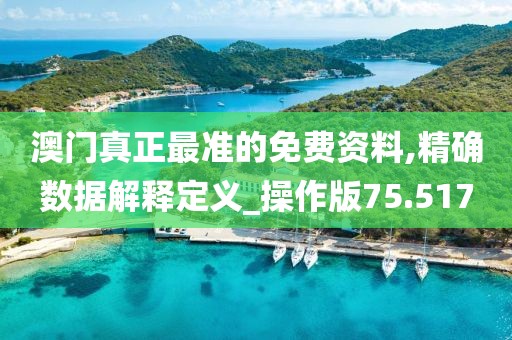 澳门真正最准的免费资料,精确数据解释定义_操作版75.517