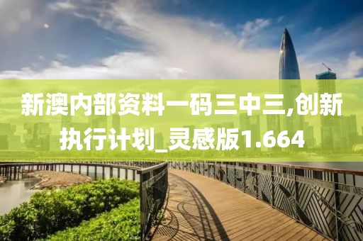 新澳内部资料一码三中三,创新执行计划_灵感版1.664