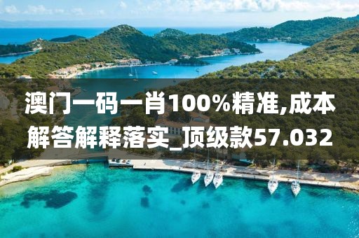澳门一码一肖100%精准,成本解答解释落实_顶级款57.032