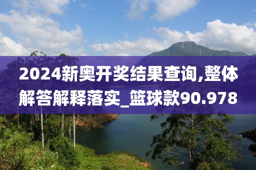 2024新奥开奖结果查询,整体解答解释落实_篮球款90.978