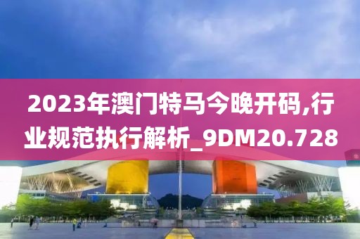 2023年澳门特马今晚开码,行业规范执行解析_9DM20.728