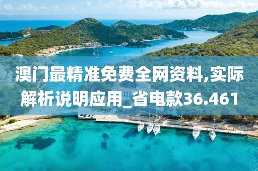 澳门最精准免费全网资料,实际解析说明应用_省电款36.461