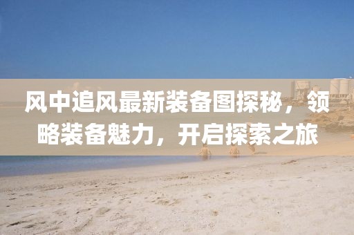风中追风最新装备图探秘，领略装备魅力，开启探索之旅