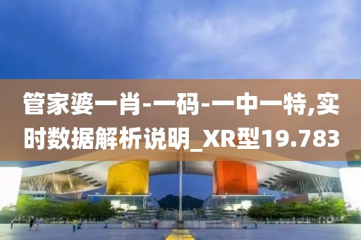 管家婆一肖-一码-一中一特,实时数据解析说明_XR型19.783