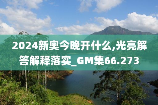 2024新奥今晚开什么,光亮解答解释落实_GM集66.273