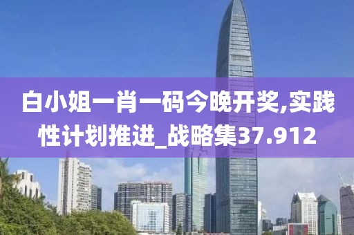 白小姐一肖一码今晚开奖,实践性计划推进_战略集37.912