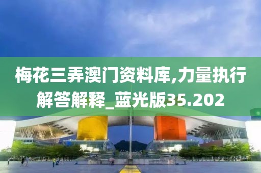 梅花三弄澳门资料库,力量执行解答解释_蓝光版35.202