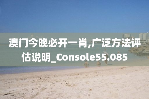 澳门今晚必开一肖,广泛方法评估说明_Console55.085