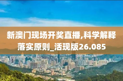 新澳门现场开奖直播,科学解释落实原则_活现版26.085