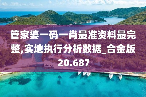 管家婆一码一肖最准资料最完整,实地执行分析数据_合金版20.687