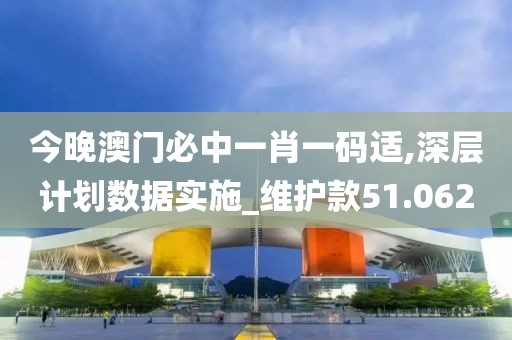 今晚澳门必中一肖一码适,深层计划数据实施_维护款51.062