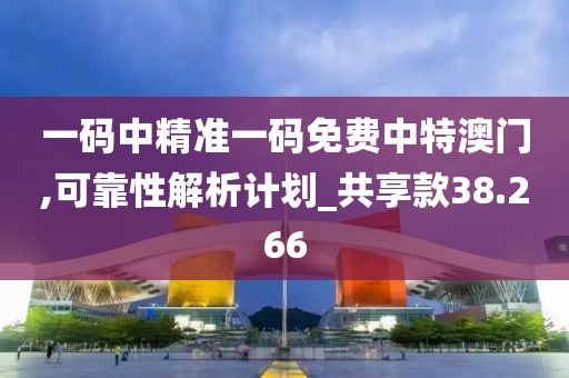 一码中精准一码免费中特澳门,可靠性解析计划_共享款38.266