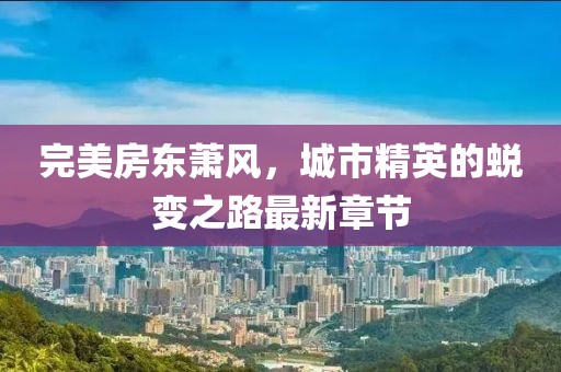 完美房东萧风，城市精英的蜕变之路最新章节