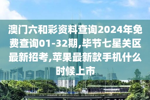 澳门六和彩资料查询2024年免费查询01-32期,毕节七星关区最新招考,苹果最新款手机什么时候上市