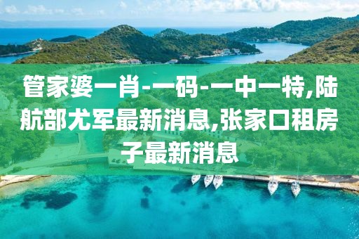 管家婆一肖-一码-一中一特,陆航部尤军最新消息,张家口租房子最新消息