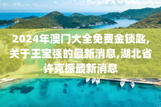 2024年澳门大全免费金锁匙,关于王宝强的最新消息,湖北省许克振最新消息