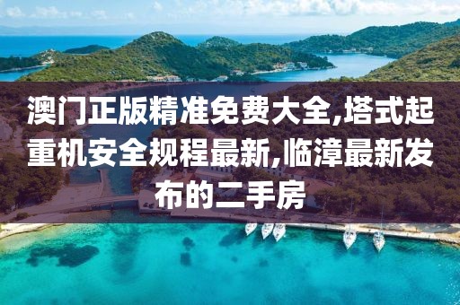 澳门正版精准免费大全,塔式起重机安全规程最新,临漳最新发布的二手房