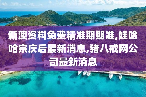 新澳资料免费精准期期准,娃哈哈宗庆后最新消息,猪八戒网公司最新消息