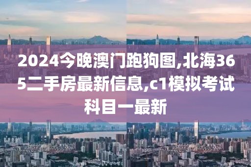 2024今晚澳门跑狗图,北海365二手房最新信息,c1模拟考试科目一最新