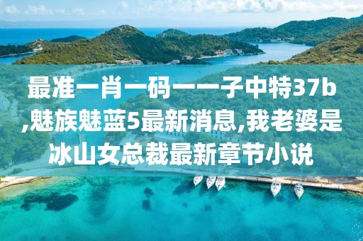 最准一肖一码一一子中特37b,魅族魅蓝5最新消息,我老婆是冰山女总裁最新章节小说