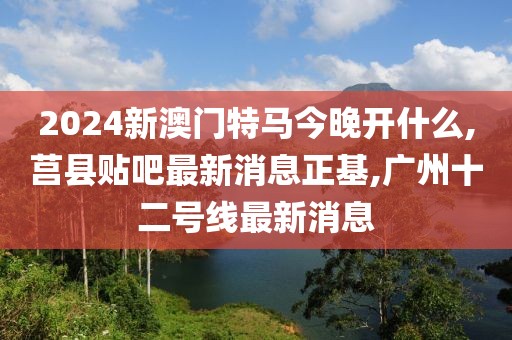 2024新澳门特马今晚开什么,莒县贴吧最新消息正基,广州十二号线最新消息