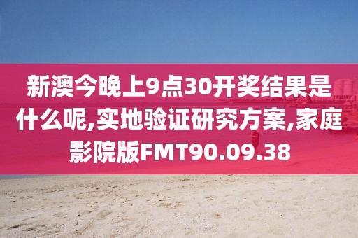 新澳今晚上9点30开奖结果是什么呢,实地验证研究方案,家庭影院版FMT90.09.38