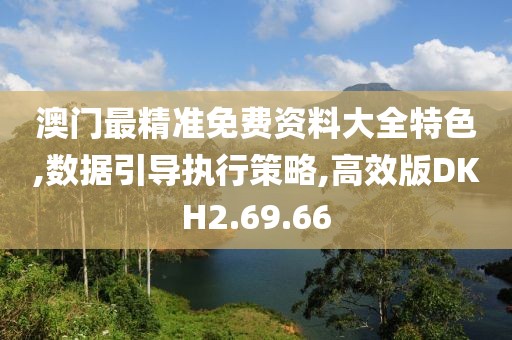 澳门最精准免费资料大全特色,数据引导执行策略,高效版DKH2.69.66