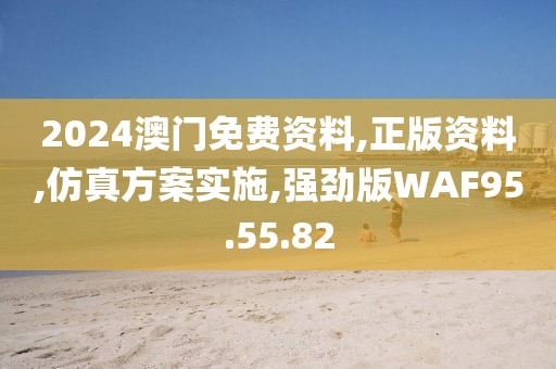 2024澳门免费资料,正版资料,仿真方案实施,强劲版WAF95.55.82