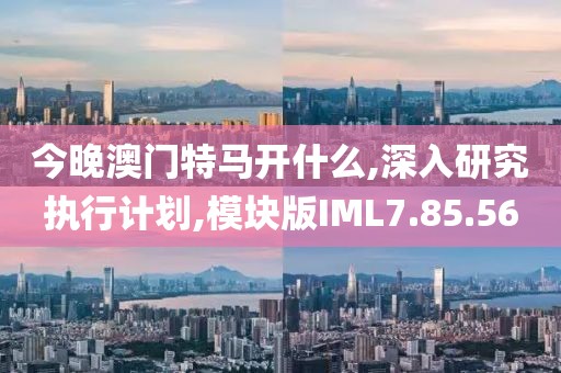 今晚澳门特马开什么,深入研究执行计划,模块版IML7.85.56
