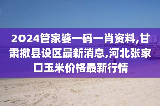 2O24管家婆一码一肖资料,甘肃撤县设区最新消息,河北张家口玉米价格最新行情