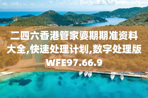 二四六香港管家婆期期准资料大全,快速处理计划,数字处理版WFE97.66.9