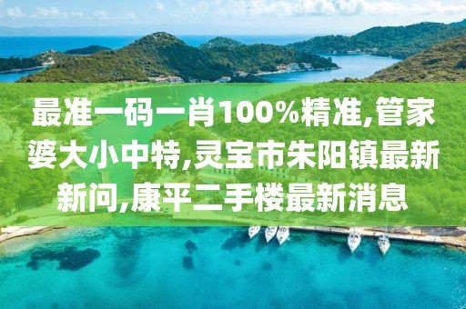 最准一码一肖100%精准,管家婆大小中特,灵宝市朱阳镇最新新问,康平二手楼最新消息