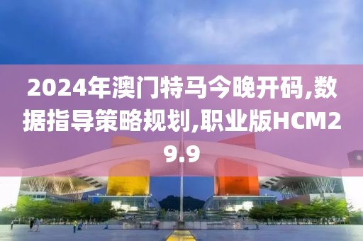 2024年澳门特马今晚开码,数据指导策略规划,职业版HCM29.9