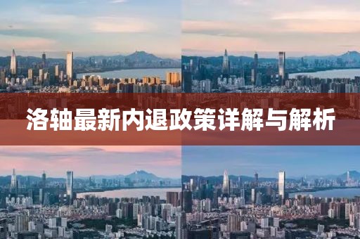 洛轴最新内退政策详解与解析