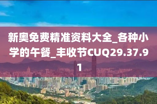 新奥免费精准资料大全_各种小学的午餐_丰收节CUQ29.37.91