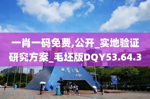 一肖一码免费,公开_实地验证研究方案_毛坯版DQY53.64.3