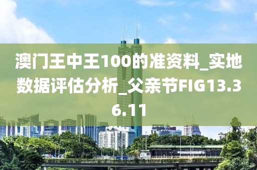 澳门王中王100的准资料_实地数据评估分析_父亲节FIG13.36.11