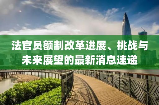 法官员额制改革进展、挑战与未来展望的最新消息速递
