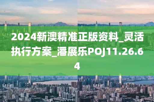 2024新澳精准正版资料_灵活执行方案_潘展乐POJ11.26.64
