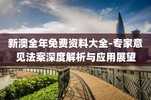 新澳全年免费资料大全-专家意见法案深度解析与应用展望