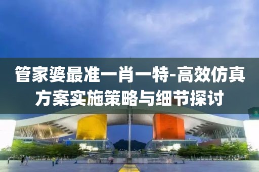 管家婆最准一肖一特-高效仿真方案实施策略与细节探讨