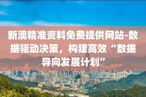 新澳精准资料免费提供网站-数据驱动决策，构建高效“数据导向发展计划”