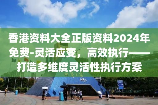 香港资料大全正版资料2024年免费-灵活应变，高效执行——打造多维度灵活性执行方案