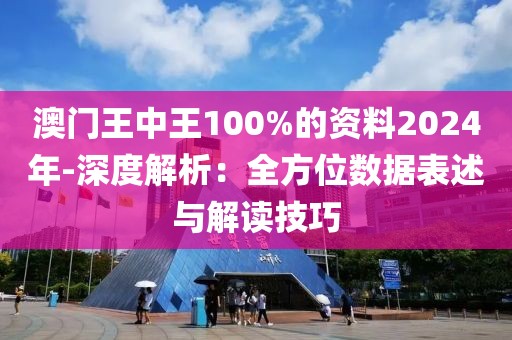 澳门王中王100%的资料2024年-深度解析：全方位数据表述与解读技巧